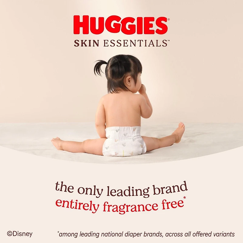 Couches pour bébés Huggies Skin Essentials, Tailles: N-6