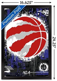 NBA Toronto Raptors - Maximalist Logo 23 Wall Poster, 22.375" x 34"