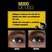 Maybelline New York Mascara lavable, Volum' Express, The Colossal Big Shot, 9.7 mL