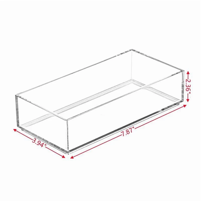 Évacuez le dispositif de rangement 1 Mainstays Organisateur empilable 1 design rectangulaire 100%PS