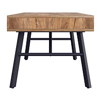 Table basse Auston finition grain de bois