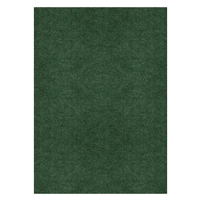 Tapis d'intérieur-extérieur vert de 6 pi x 8 pi