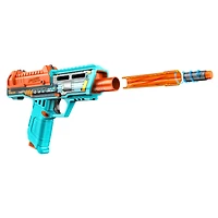 Adventure Force Tactical Strike Brute Pro Ultimate Clip-Fed Slamfire Half-Length Dart Blaster, Shoots up to 145ft, 14+, Unleash slamfire power with the only clip-fed, handheld pro blaster.