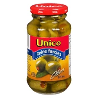 Olives reines farcies d'Unico 375 ml