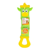 Outward Hound Durable Tug of War Squeak Dog Toy Fire Biterz Zebra, Durable