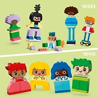LEGO DUPLO Town Des personnages à construire avec de grandes émotions 10423 Ensemble de construction (71 pièces)