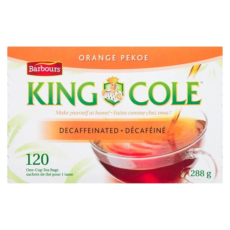 Thé King Cole décaféine 120s 288g (1206 sachets de thé)