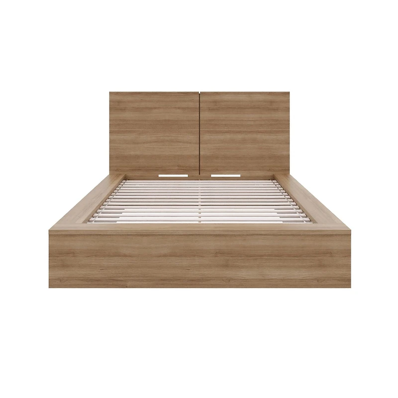 Nexera James Platform Bed with Headboard