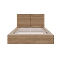 Nexera James Platform Bed with Headboard