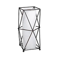 era Geo cylindre de papier hygiénique noir 7.64x13.31x7.64po