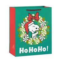 Large Snoopy Bag, Snoopy Candy Wreath Gift Bag