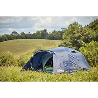 Tente de camping Coleman Skydome 4 personnes, avec vestibule à double toit, nuits bleues