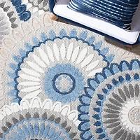 SAFAVIEH Cabana Marina Suzani Outdoor Area Rug