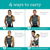 Infantino Carry On Active Multi-Pocket Carrier