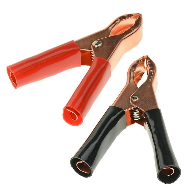 Blue Dog Marine Lot de 2 pinces de batterie en métal plaqué cuivre 15 A pour batterie automatique