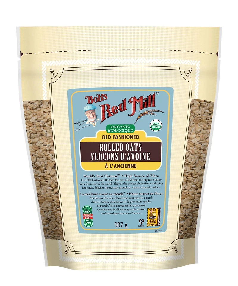 Bob’s Red Mill Oats Rolled Old Fashioned Organic, 907 GR