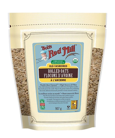Bob’s Red Mill Oats Rolled Old Fashioned Organic, 907 GR