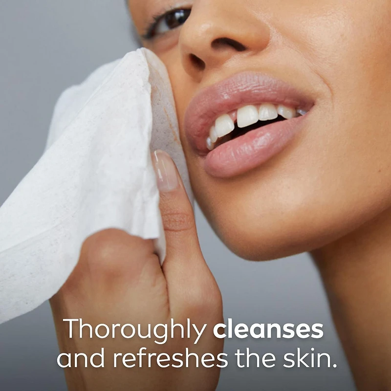 NIVEA Lingettes Nettoyantes 3-En-1 Biodégradables pour Peau Normale