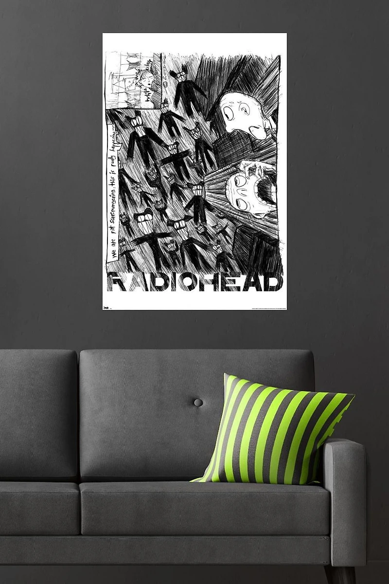 Radiohead - Scribble Wall Poster, 22.375" x 34"