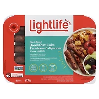 Saucisses à déjeuner à base végétale végétaliennes Lightlife