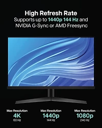 Visiontek DisplayPort to DisplayPort (M/M) 2 Meter Cable