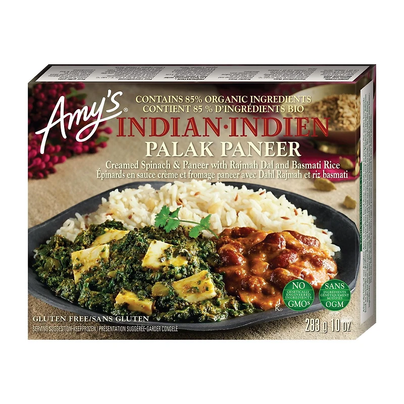 E-AMYS ORGANIC INDIEN PALAK PANEER