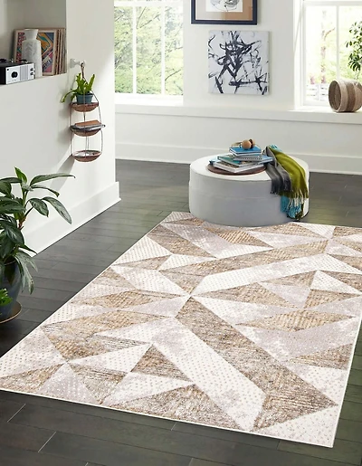 ECARPET Fabian Contemporary/Modern Area Rug for living room, bedroom, dining room, entrance, hallway and more.