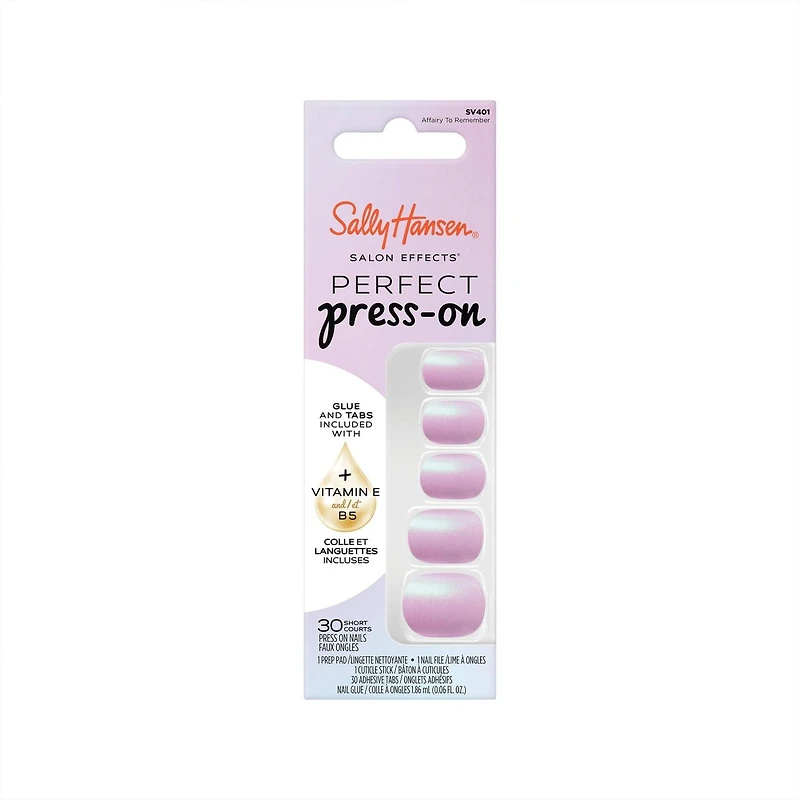 Salon Effects Perfect Press-On Nails, Non-Damaging Manicure, Easy to Apply
