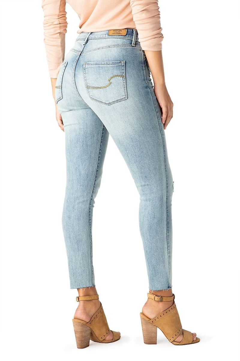 Levi Strauss Signature.™ Women's High-Rise Ankle Skinny Cuff Off Jeans