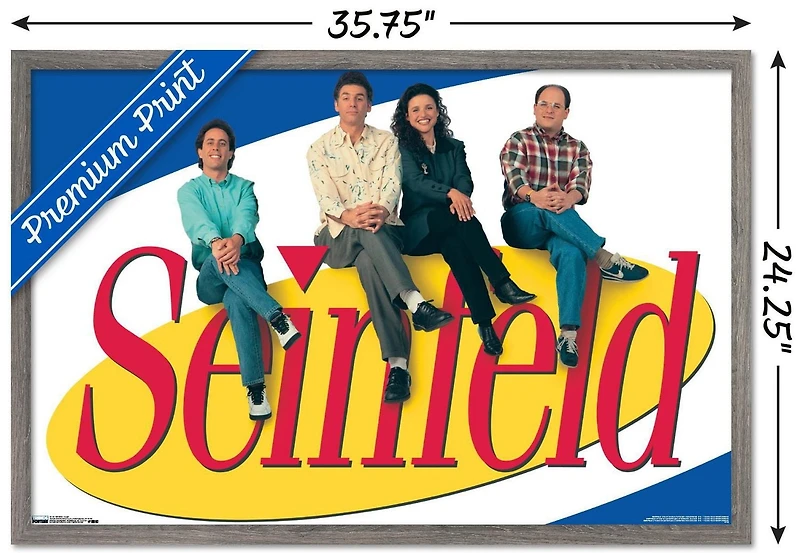 Seinfeld - Logo Wall Poster, 22.375" x 34"