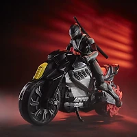 Snake Eyes: G.I. Joe Origins Snake Eyes with Stealth Cycle Figure and Vehicle with Ninja Spin Attack Feature, Toys for Kids Ages 4 and Up