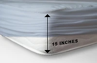 Ensemble de draps en coton biologique 600 fils Johnson Home