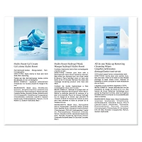 Neutrogena Skin Care Gift Set - Hydro Boost Hydrating Face Mask, Hydro Boost Gel Cream & Make-up Removing Cleansing Wipes - 3-Piece Set