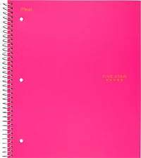 Five Star 1 Subject 200Pg Fash Col Ntbk, 1 Subject Fash Col Ntbk