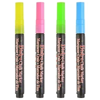 MARVY UCHIDA®  BISTRO CHALK MARKER 4PC FINE FLUORESCENT SET