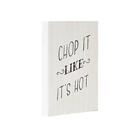 “Chop It Like It’s Hot” Box Top Art