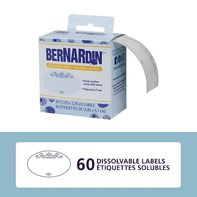 Étiquettes solubles Bernardin, 60 unités