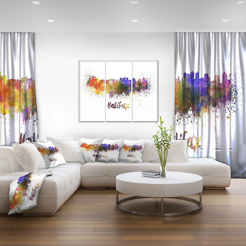 Design Art La Ligne D'Horizon De Halifax Art Sur Toile