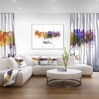 Design Art La Ligne D'Horizon De Halifax Art Sur Toile