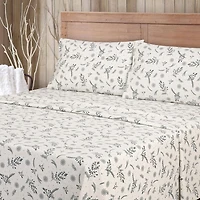 Ensemble de draps en flanelle des Fêtes