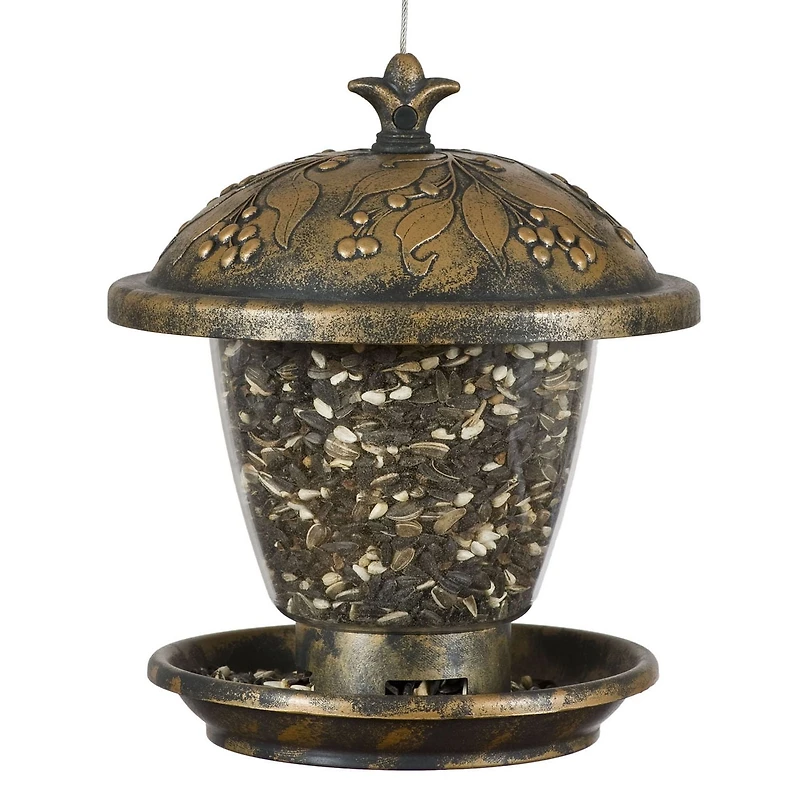 Perky-Pet 2 lb Holly Berry Gilded Chalet Wild Bird Feeder