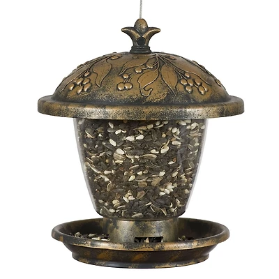 Perky-Pet 2 lb Holly Berry Gilded Chalet Wild Bird Feeder