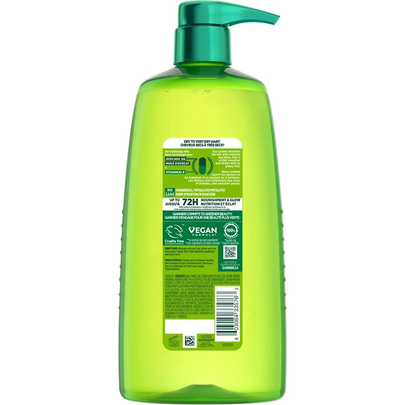 Garnier Fructis, Triple Nutrition Shampoo