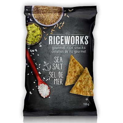 riceworks Sea Salt Gourmet Rice Snacks