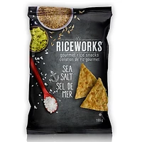 riceworks Sea Salt Gourmet Rice Snacks