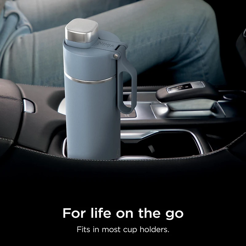 Ninja Thirsti 24oz. Travel Bottle, Blue