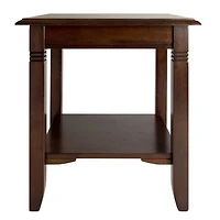 Nolan End Table in Cappuccino Finish