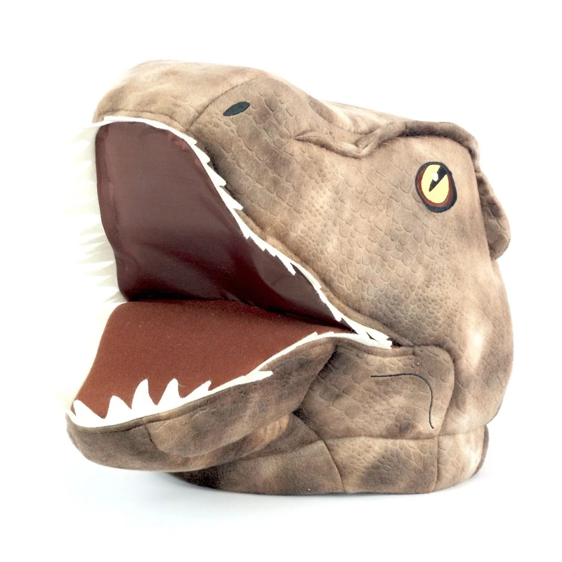 Big Greeter Heads ™ – Oversized Plush Halloween Mask - Dino