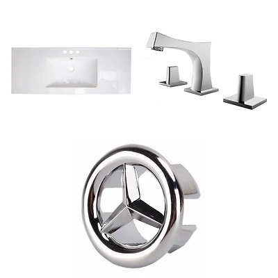 in. W 3H8-in. Ceramic Top Set In White Color AI