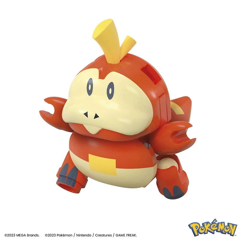 MEGA – Pokémon – Figurine articulée – Chochodile, Pokéball (19 pièces)